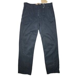 Love Trends Gray Pleated Gray Stretchy Straight Leg Mid Rise Chino Pants 9 NWT